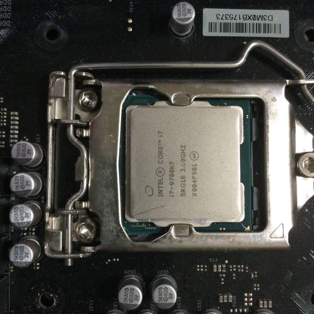 CPU I7 9700KFマザーボード(z390 pro4) セット