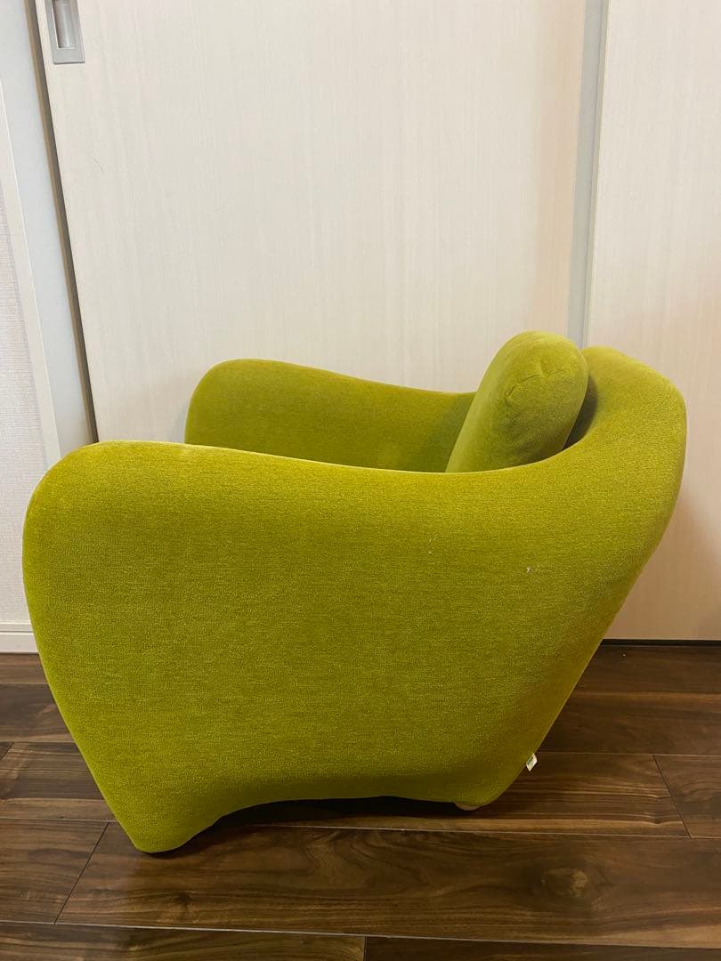 IDEEのミニミラーアームチェア グリーン アームチェア