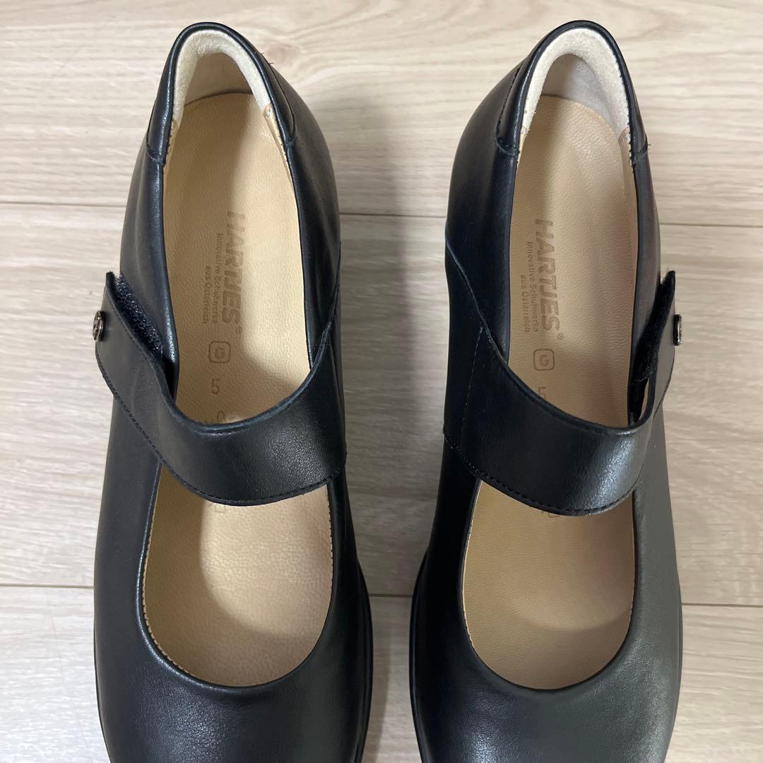 新品未使用！HARTJES ハーティエス 本革ストラップコンフォートパンプス24