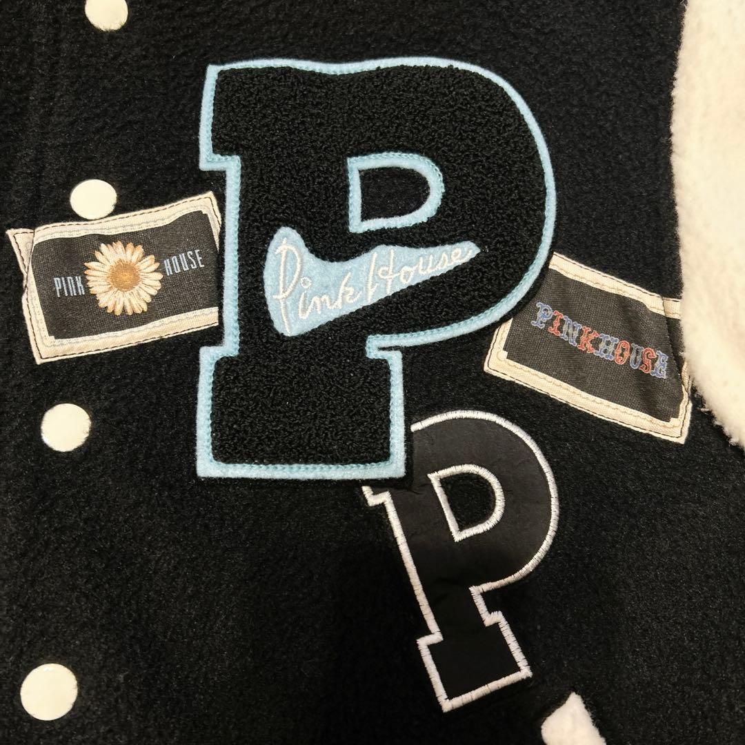 希少 最安値 ピンクハウス ボアスタジャン アウター ワッペン