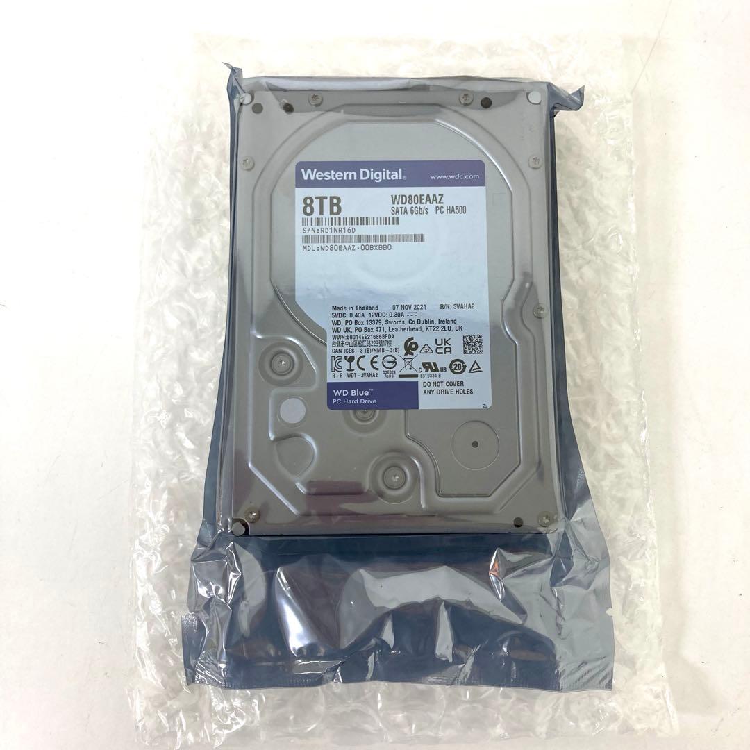 4095-I Western Digital WD80EAAZ 8TB 未使用