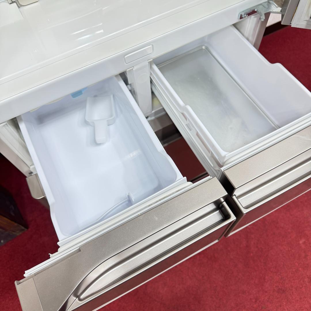 都内23区配送無料　日立2015年製5ドアガラストップ冷蔵庫　415L