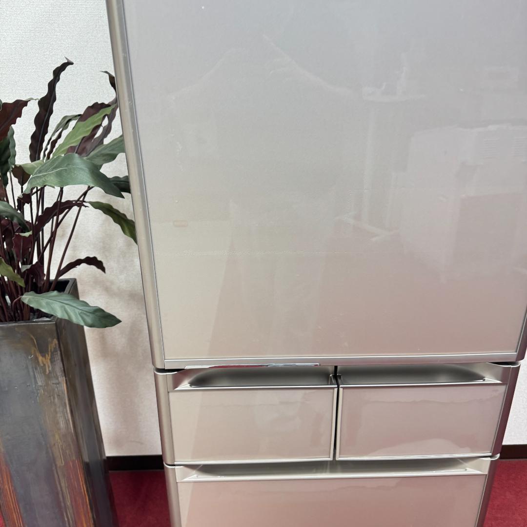 都内23区配送無料　日立2015年製5ドアガラストップ冷蔵庫　415L