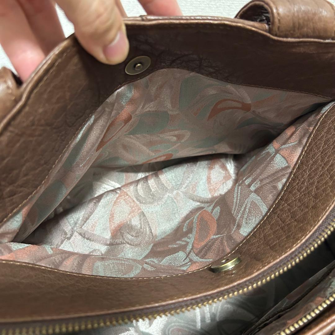 美品 IBIZA レディース ハンドバッグ ミニボストンバッグ ペッカリー