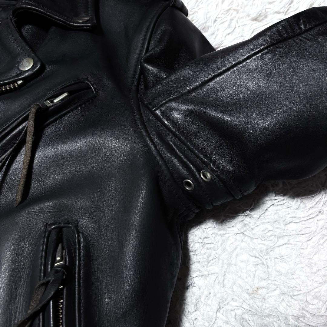 ガーラ ✨KADOYA ライナー付き ダブルライダースジャケット 牛革