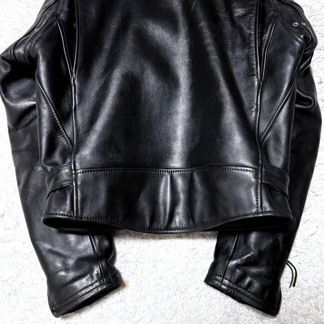 ガーラ ✨KADOYA ライナー付き ダブルライダースジャケット 牛革