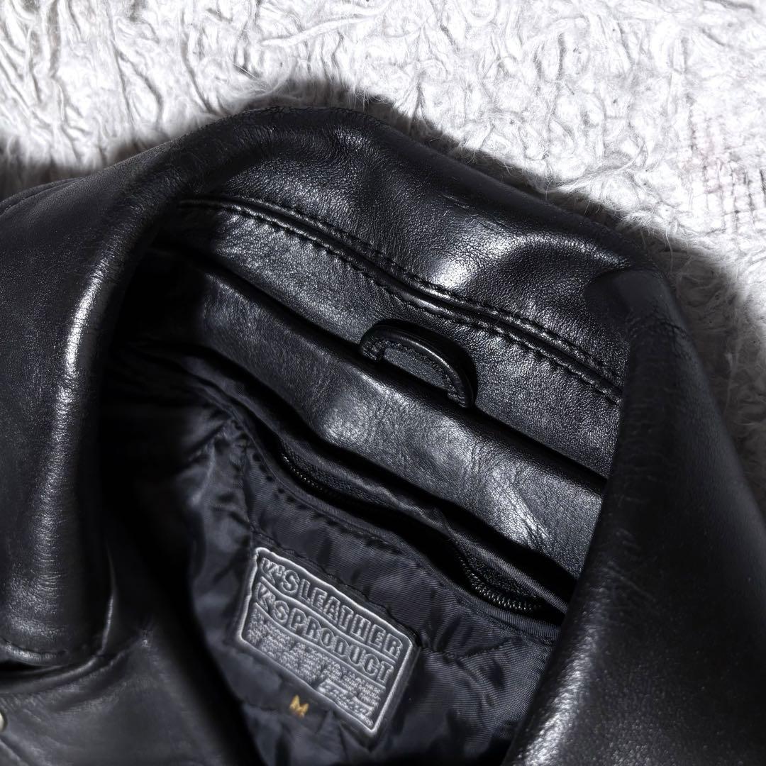 ガーラ ✨KADOYA ライナー付き ダブルライダースジャケット 牛革