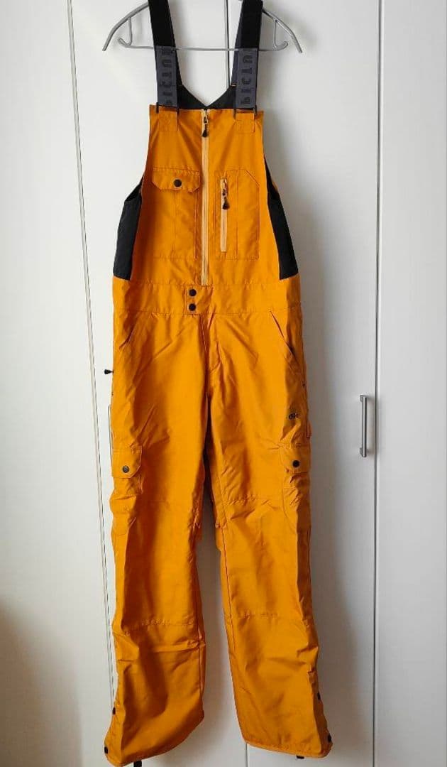 ピクチャー　スノーボードウェア上下セット メンズ 黒 オレンジ