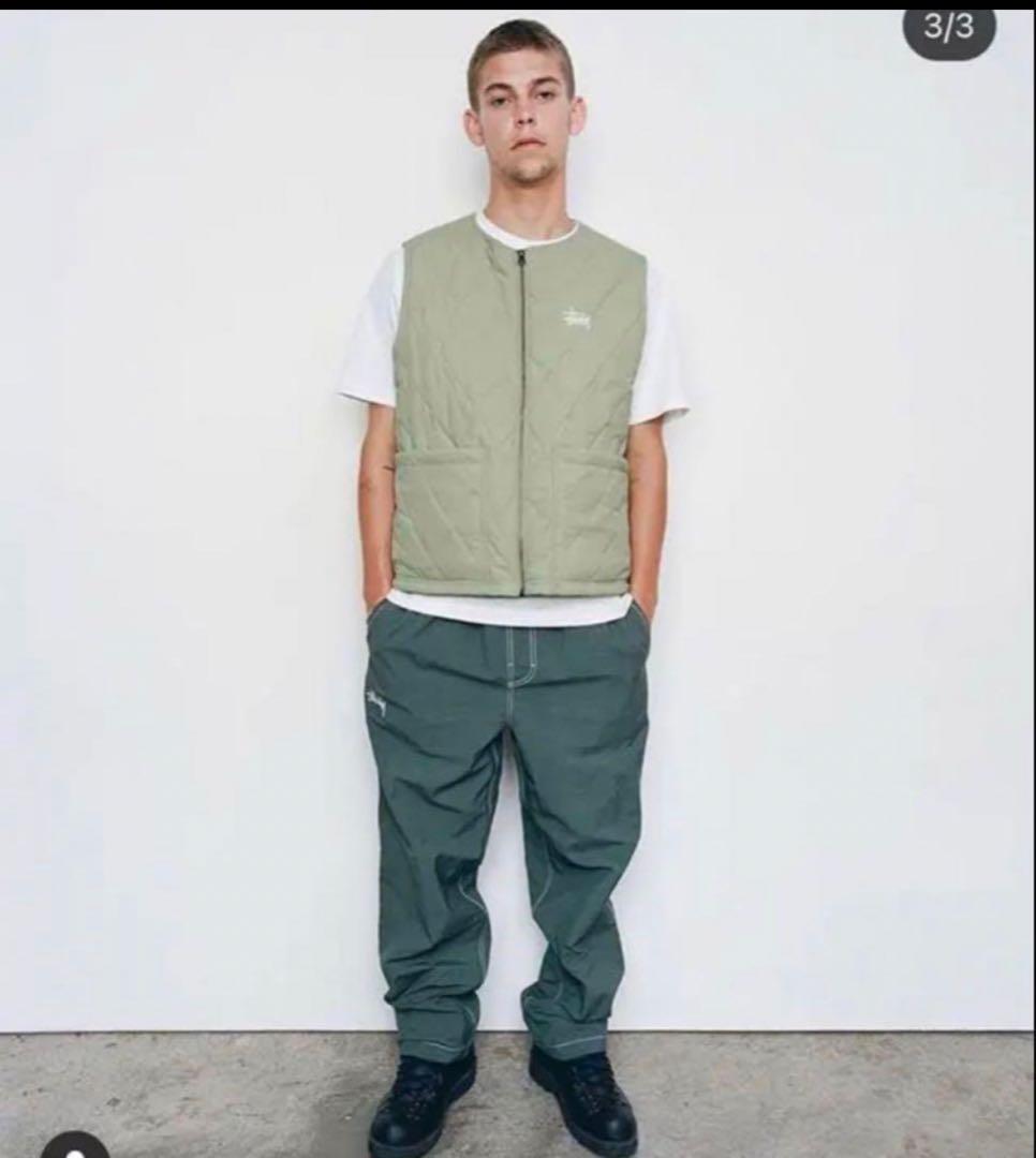 STUSSY DIAMOND QUILTED VEST ダイヤキルト 22SS