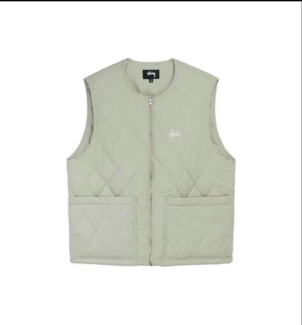 STUSSY DIAMOND QUILTED VEST ダイヤキルト 22SS