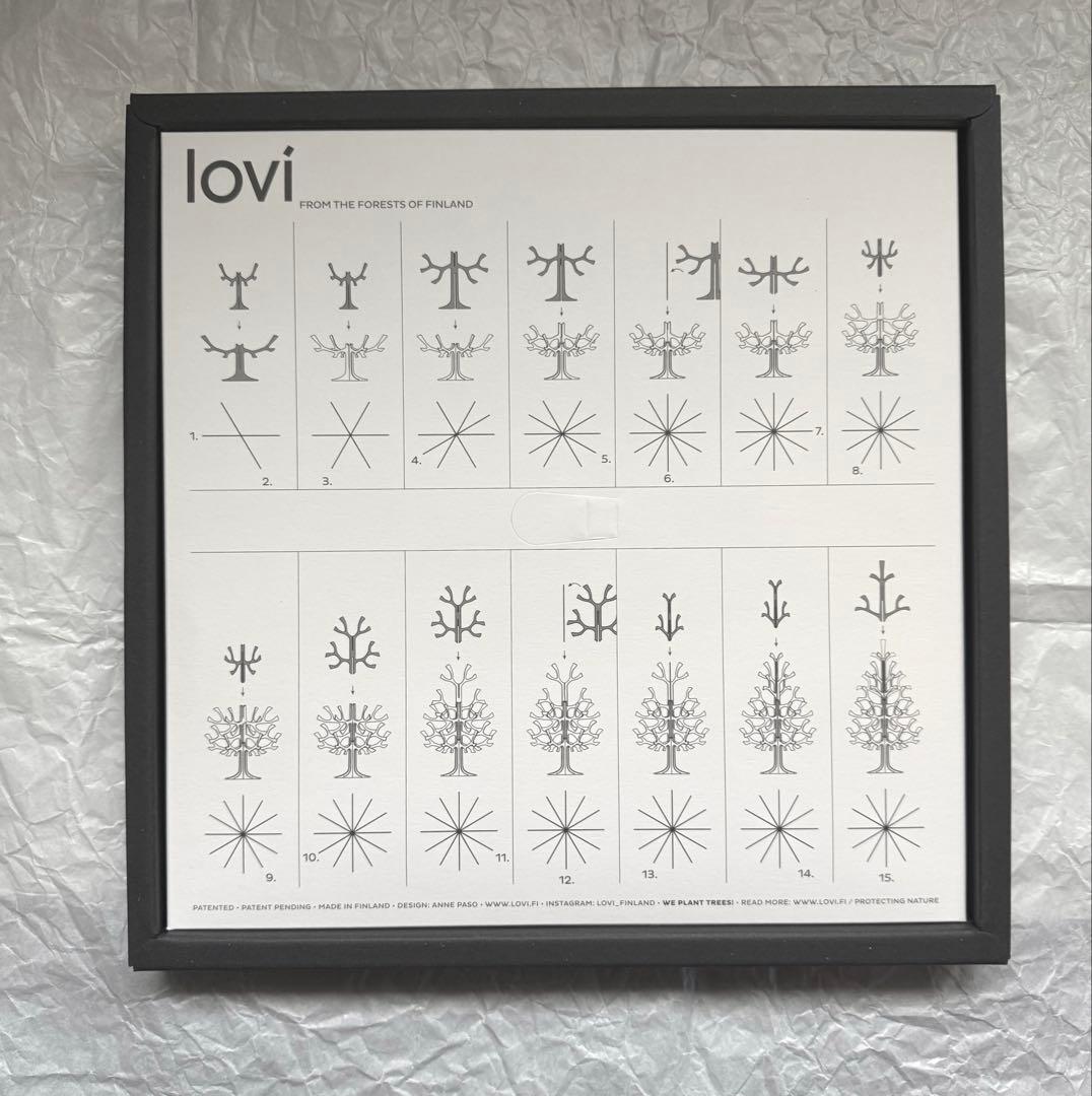 新品☆lovi ロヴィもみの木 クリスマスツリー 50㎝ ミニボール ミニバード