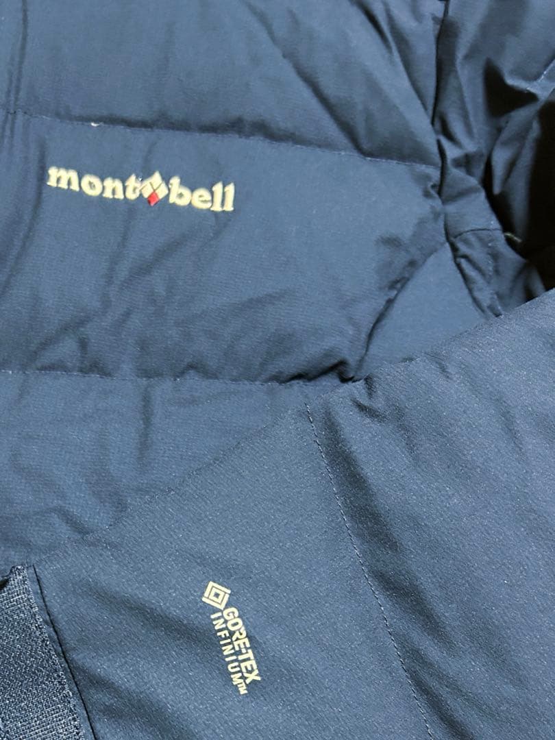 モンベル　パーマフロストライトダウンパーカ　ネイビー　M GORE-TEX