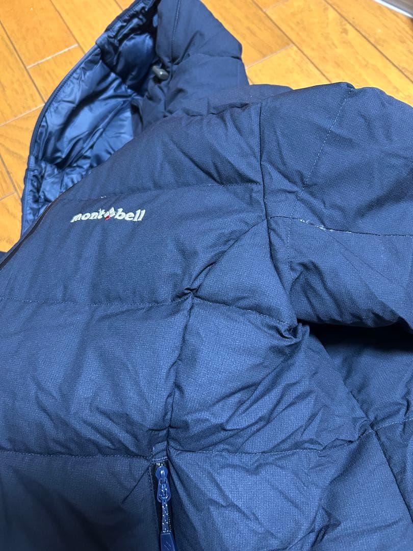 モンベル　パーマフロストライトダウンパーカ　ネイビー　M GORE-TEX