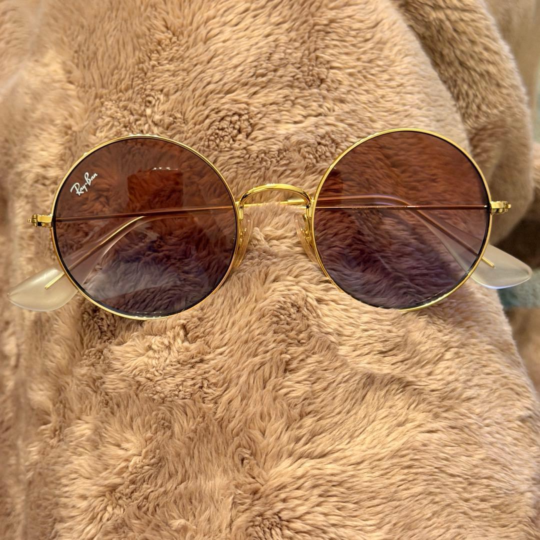 【美品】Ray-Ban RB3592 ラウンドサングラス 希少品