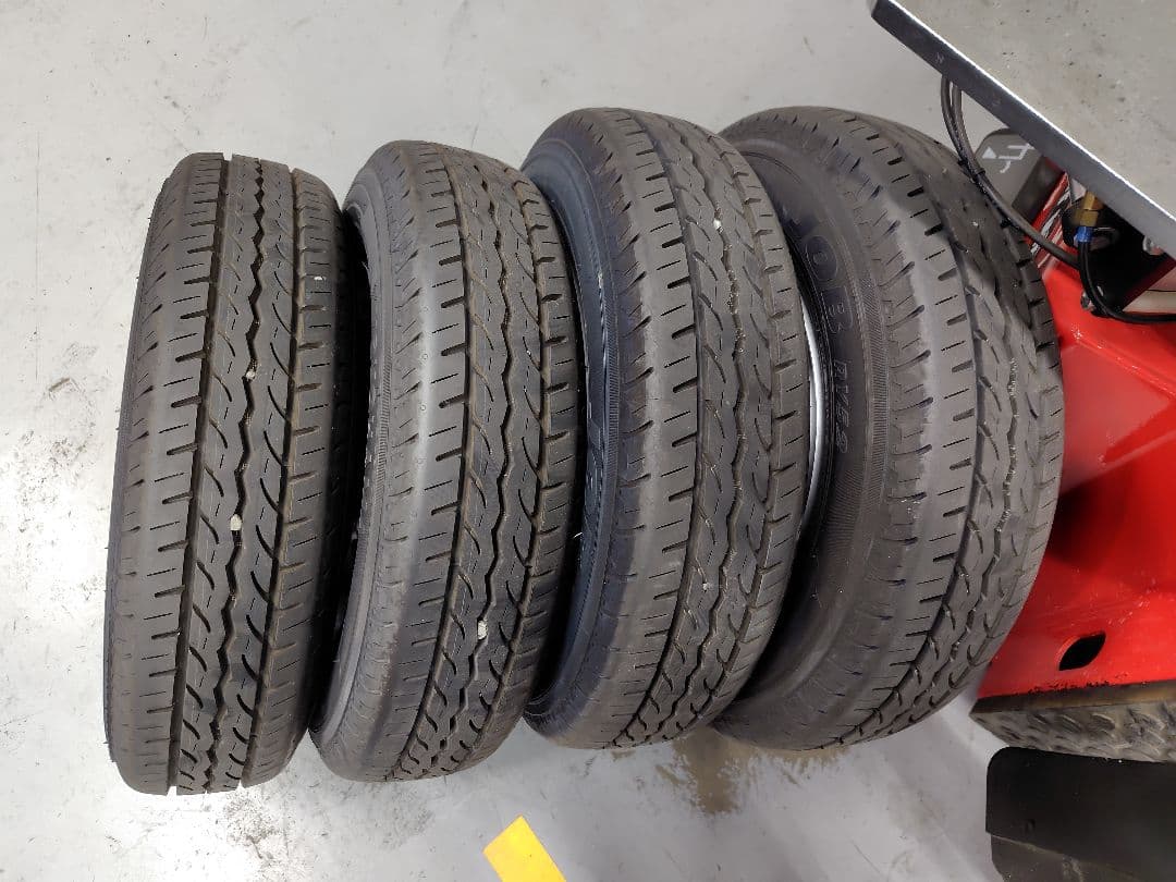 145/80-12YOKOHAMA4本セット/新車外し12000円
