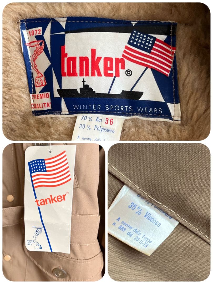 70s DEADSTOCK TANKER ライナー付き ミリタリージャケット