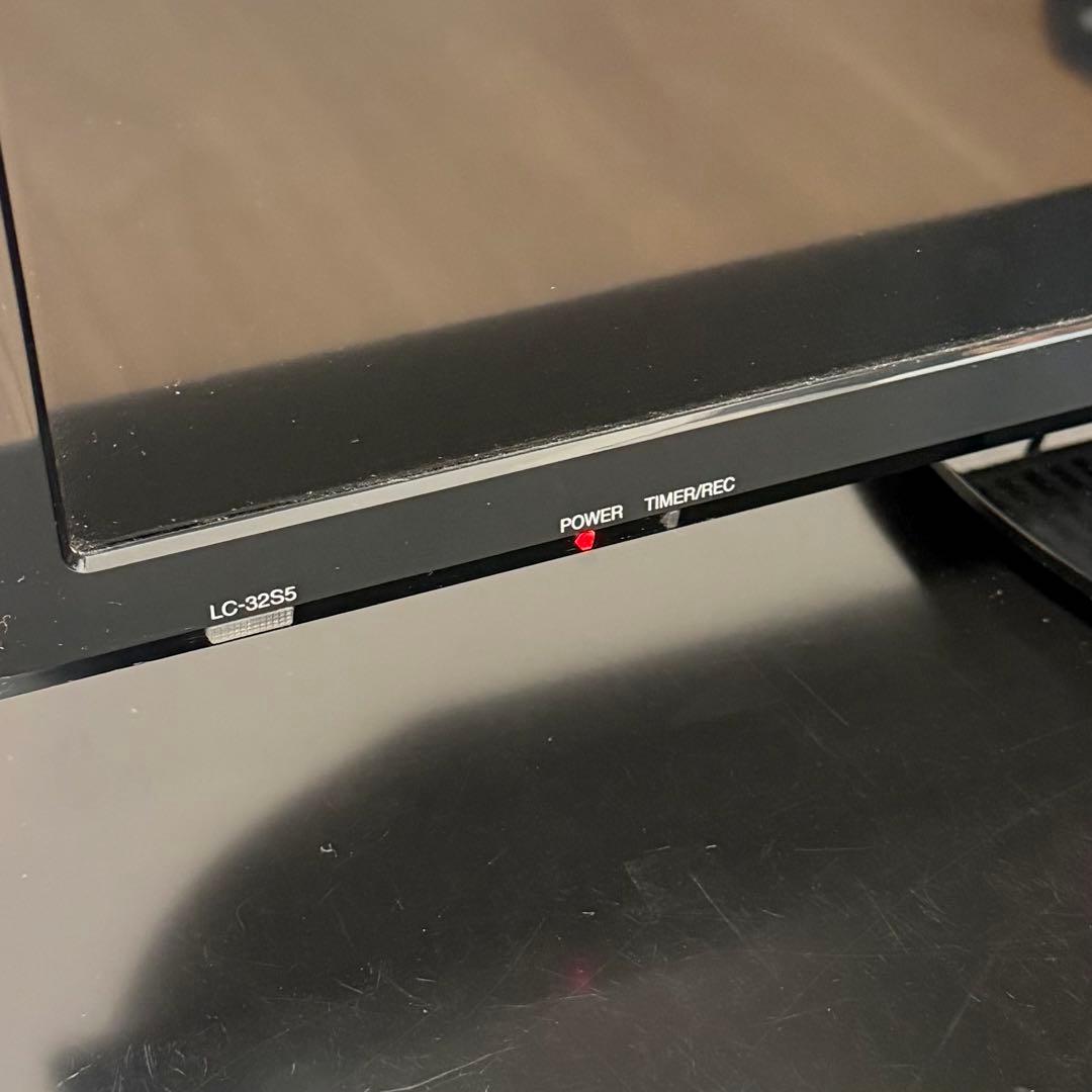 シャープ AQUOS 32型液晶テレビ2017年製　LC-32S5
