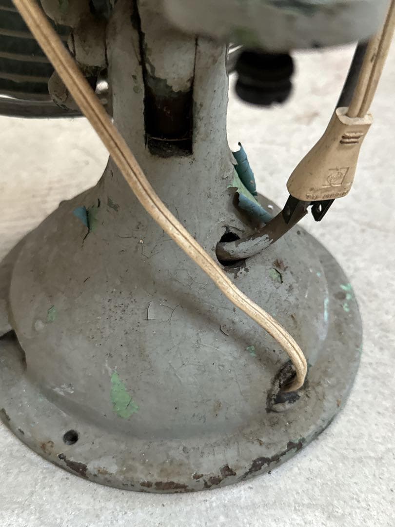 芝浦製作所　扇風機 昭和レトロ 芝浦 アンティーク　骨董品　 レトロ扇風機