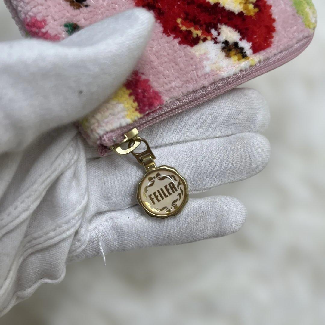 FEILER ハローキティ HELLOKitty フェイラー L字型ポーチ