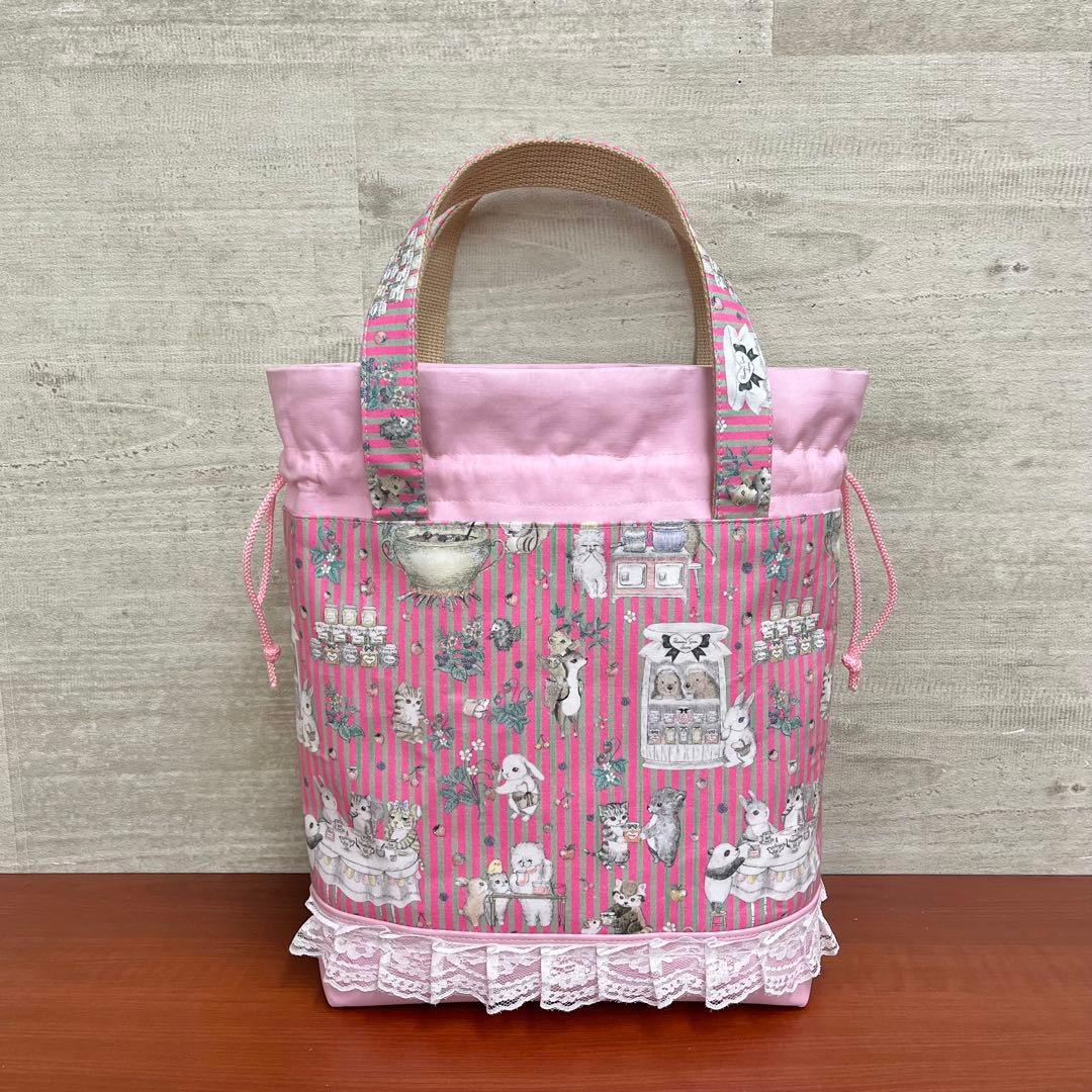 yukiemonハンドメイド　たっぷりフリル30㎝ショルダーバック