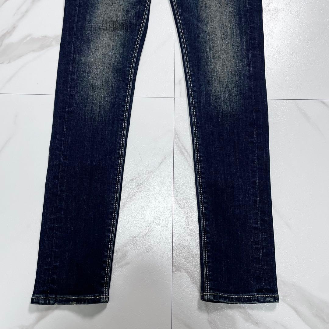 2025✨GYDA ジェイダ ハイウエストウエストクロススキニーデニムパンツ