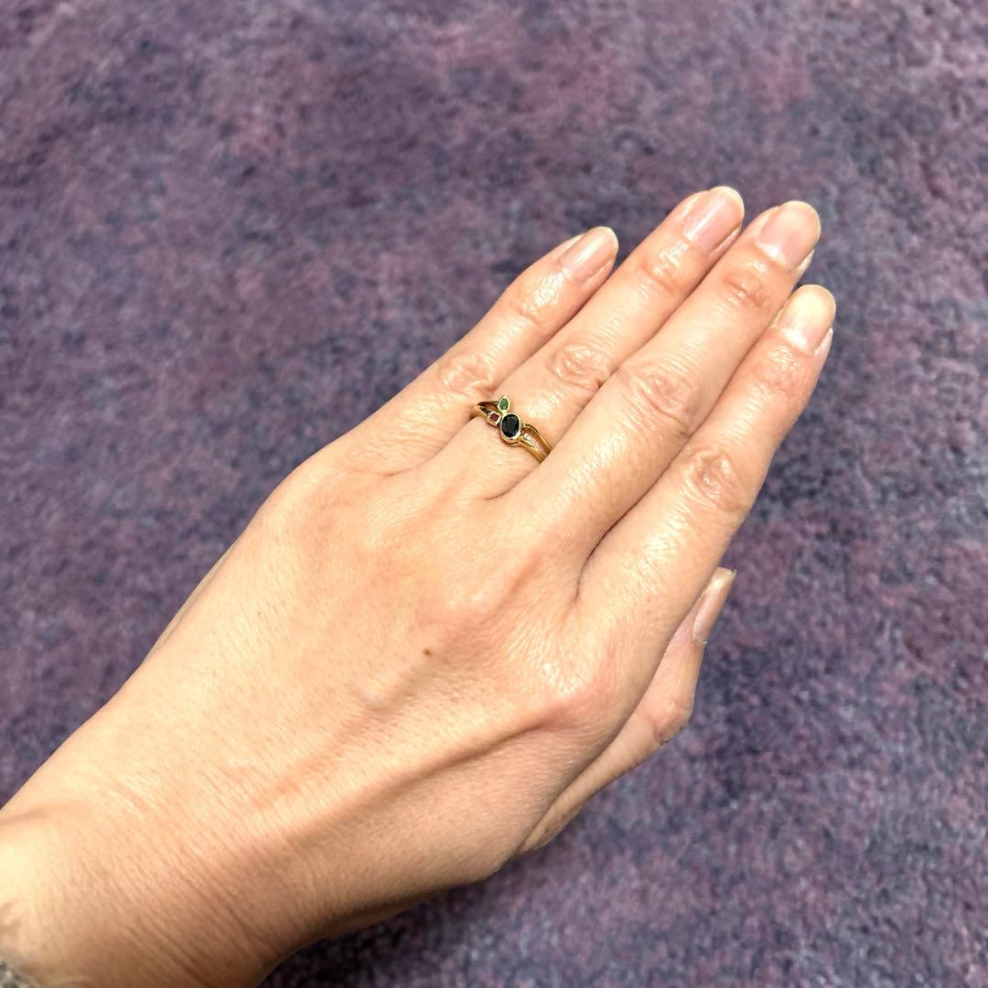 K18デザインリング