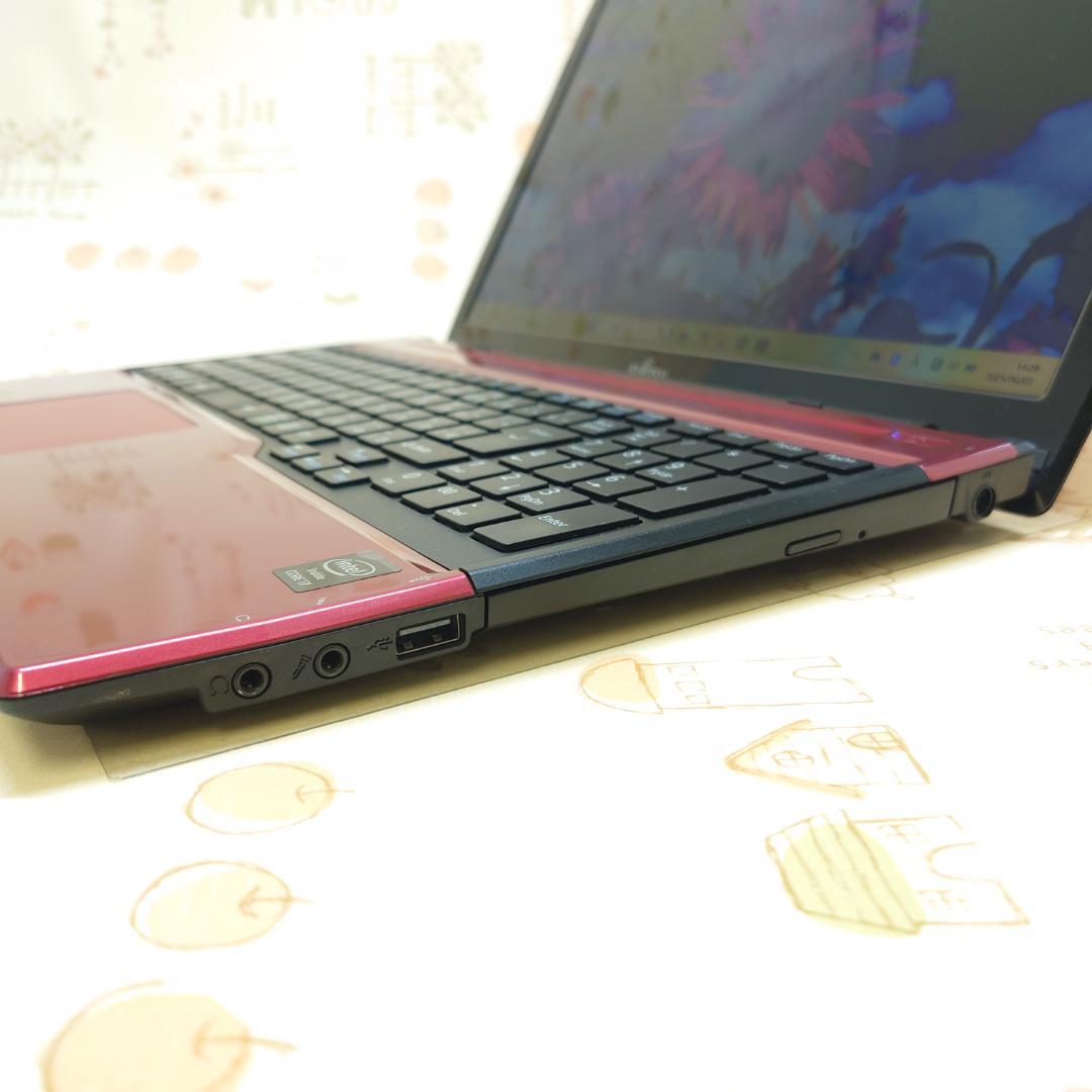 k*a様 Windows11 オフィス付き 新品SSD i7 赤ノートパソコン