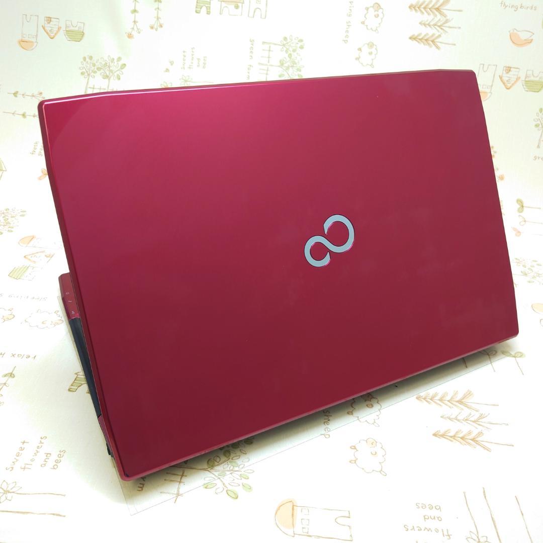 k*a様 Windows11 オフィス付き 新品SSD i7 赤ノートパソコン