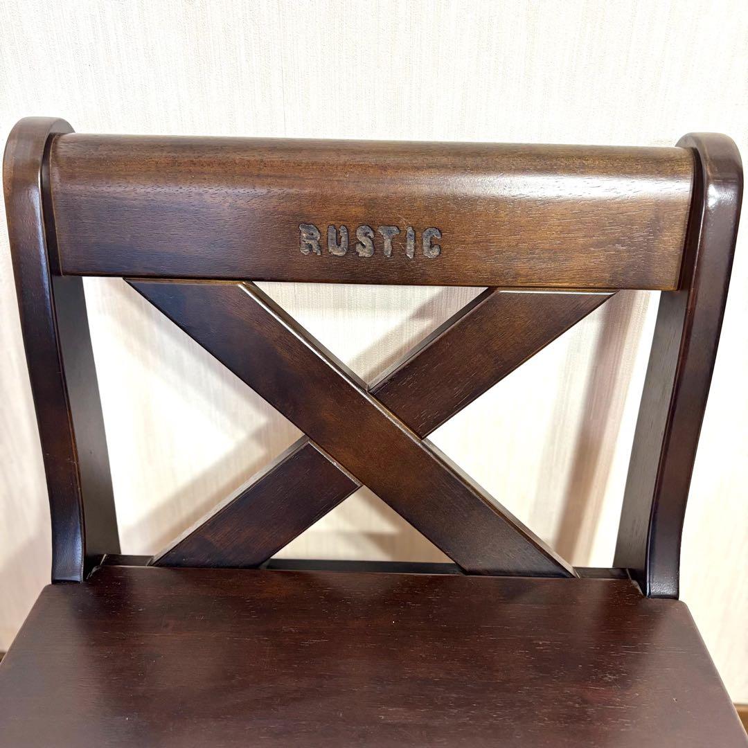 【廃盤品】昭和 レトロ 家具 karimoku RUSTIC 椅子 イス チェア