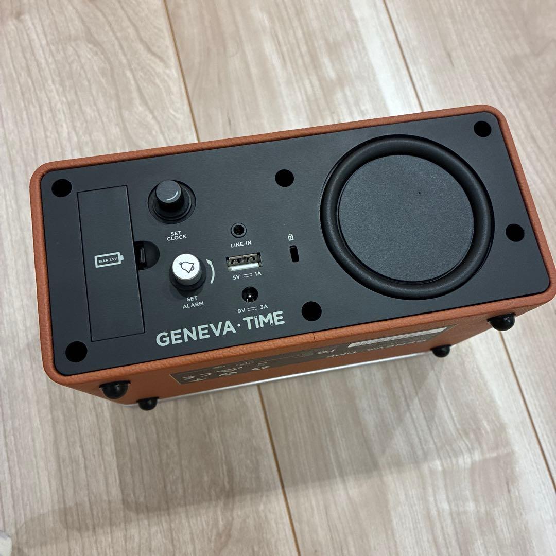 GENEVA ジェネバ　スピーカー付き時計 Bluetooth