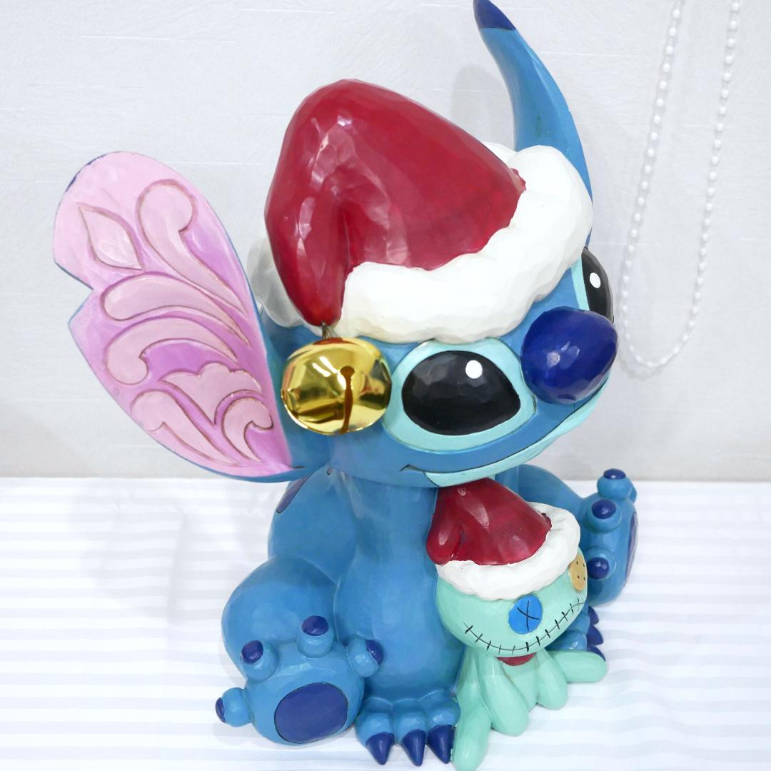 【新品展示品】スティッチ 37cm 置物 クリスマス ジムショア 特大