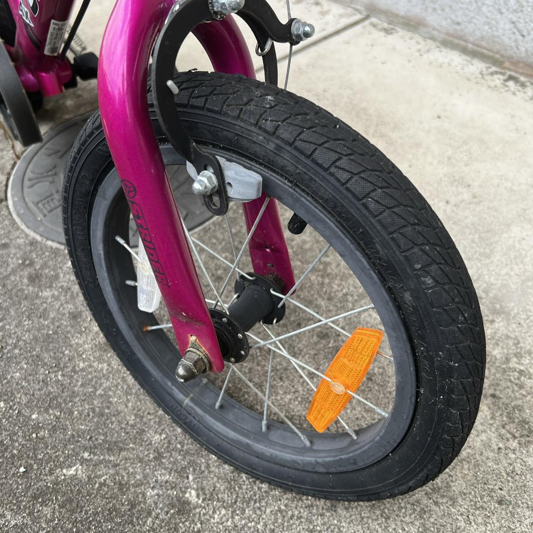 【付属品完備】ストライダー 14x フューシャピンク 14インチ