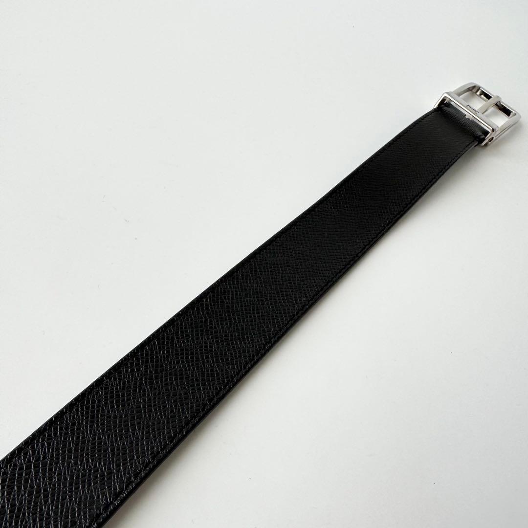 ルイヴィトン ベルト サンチュール タイガ　ポンヌフ LV レザー　ブラック