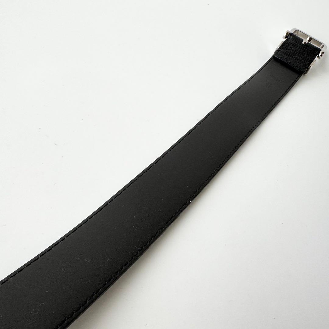 ルイヴィトン ベルト サンチュール タイガ　ポンヌフ LV レザー　ブラック