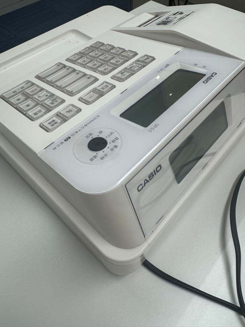 カシオ　レジスター　SR-G3-WE