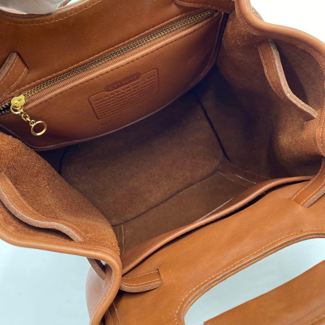 バッグ Coach Vintage Drawstring Backpack brown