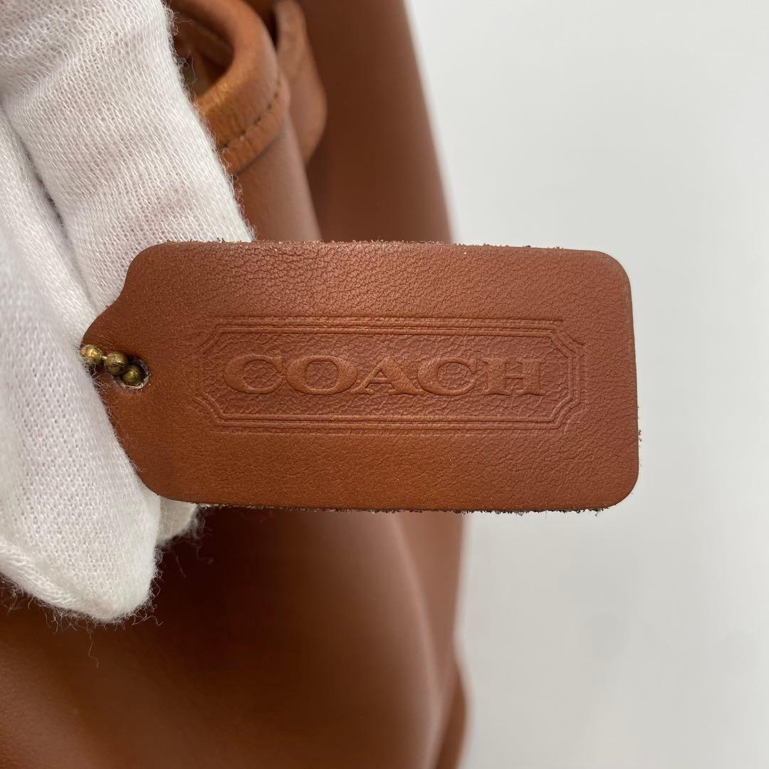 バッグ Coach Vintage Drawstring Backpack brown