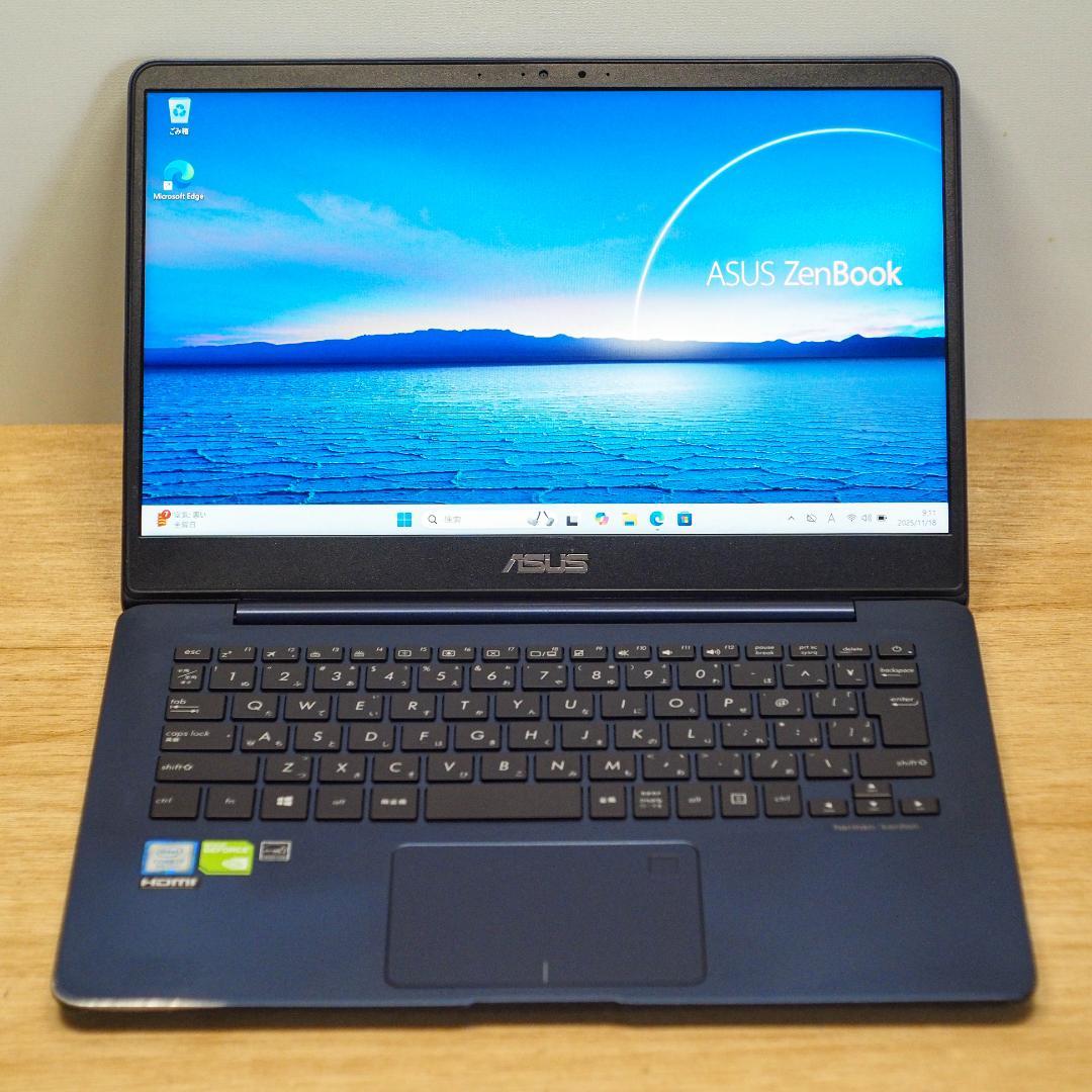 ASUS Zenbook UX430 14、16GB メモリ、512GB SSD