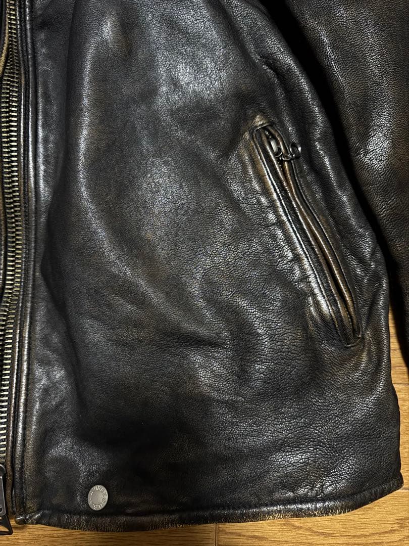 セミダブルライダース AVIREX ビンテージ加工