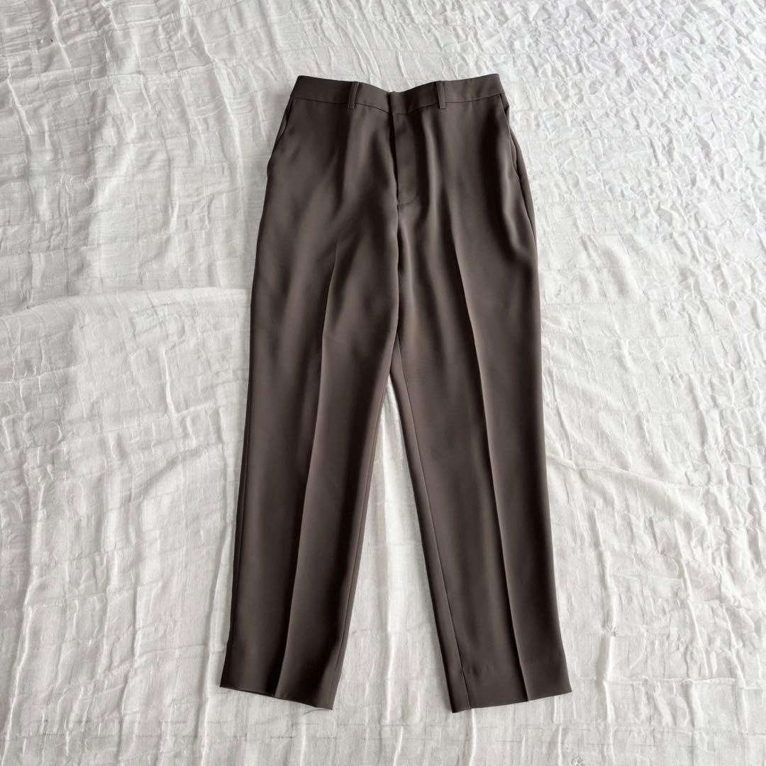 【1度着用のみ美品】 レミュー ウォッシャブル パンツスーツ ノーカラー