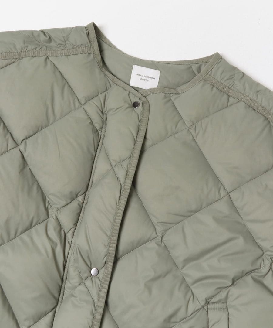 【DOORS】ライトダウンキルトショートブルゾン