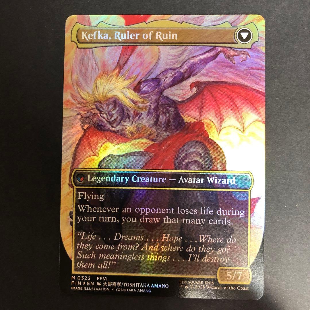 MTG 人造魔導士　ケフカ　ボーダーレスFoil 英語版