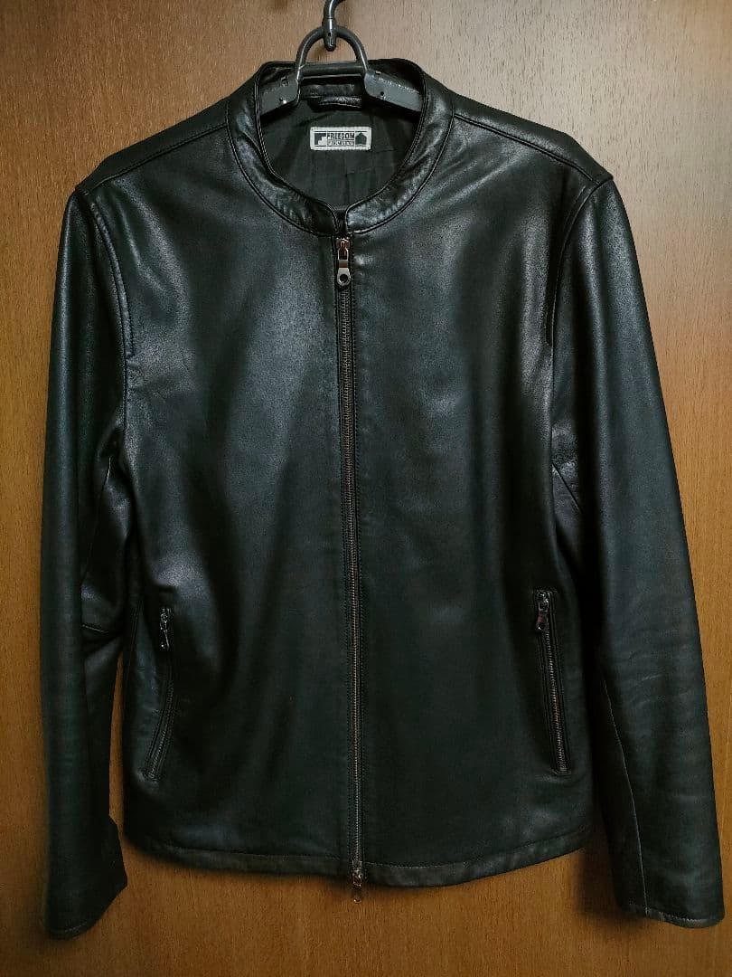 フリークスストア　フリーダム　シープレザーシングルライダース　ジャケット