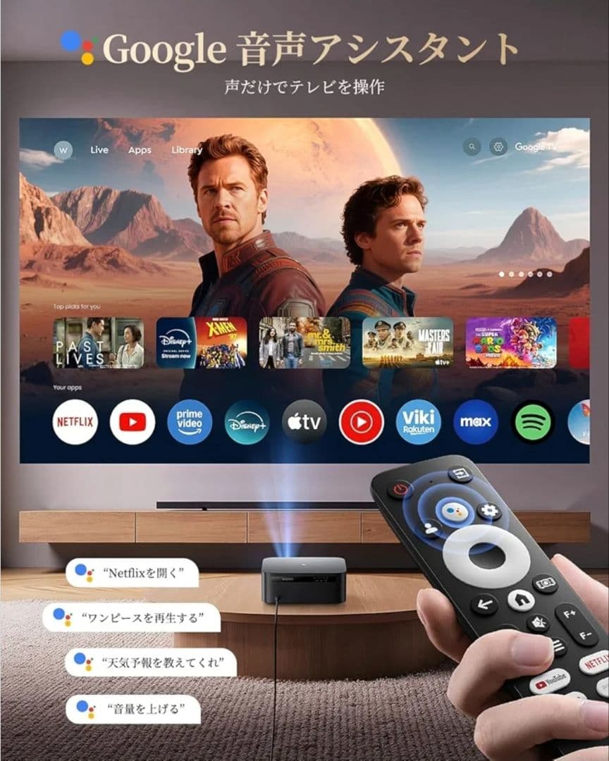 WiMiUS K13 プロジェクター 1500 ANSIルーメン