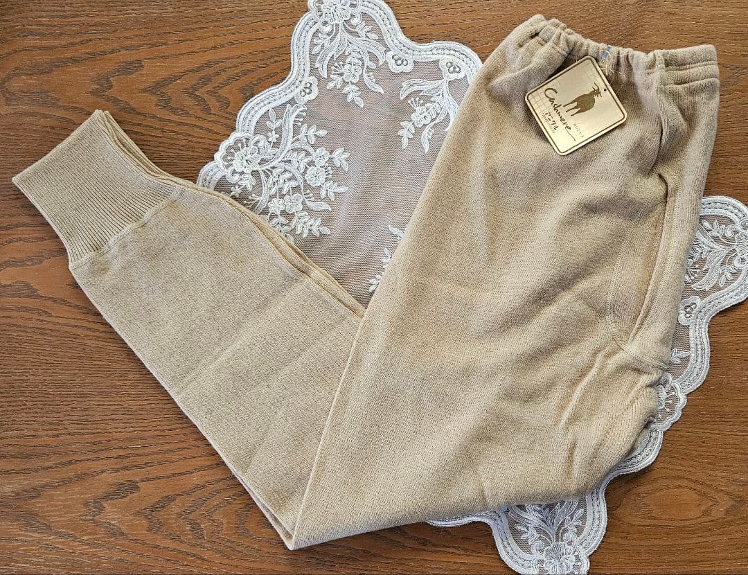 ANGLE カシミヤ入り ウール 肌着 上下セット アンダーウェア L 新品