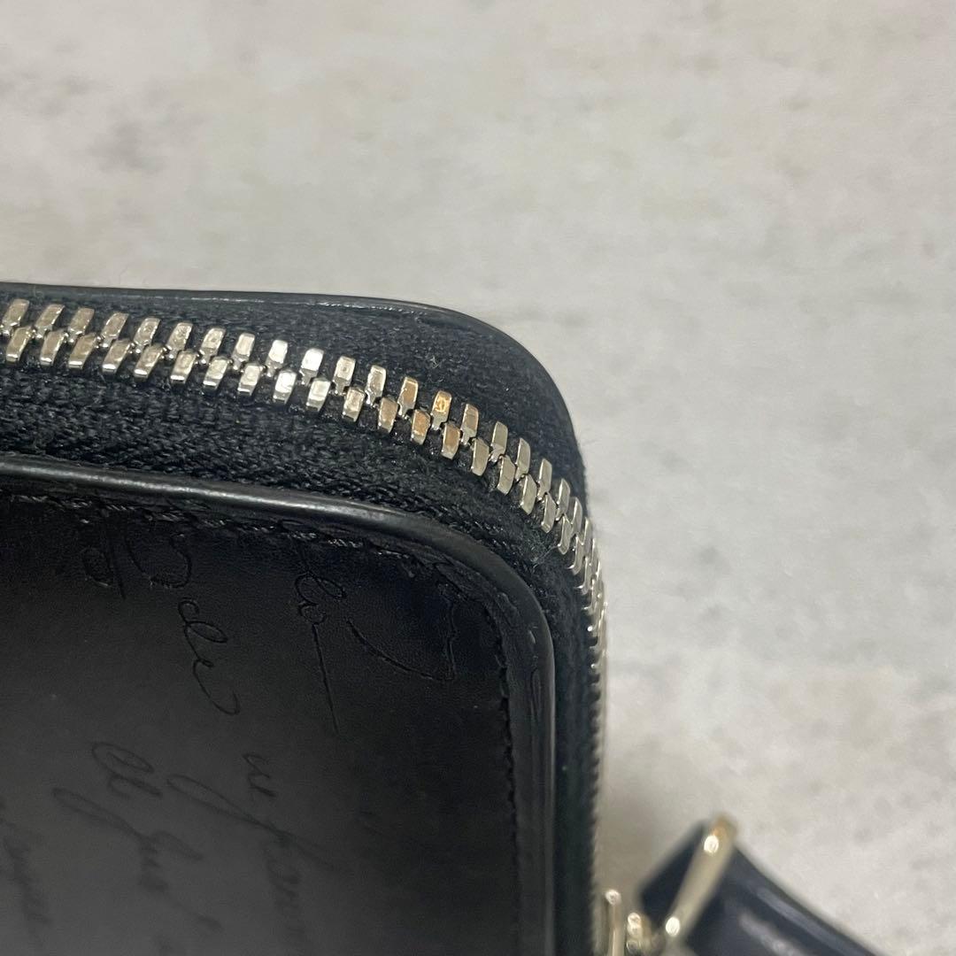 Berluti ベルルッティ コンパクト財布 ワパ カリグラフィ ブラック