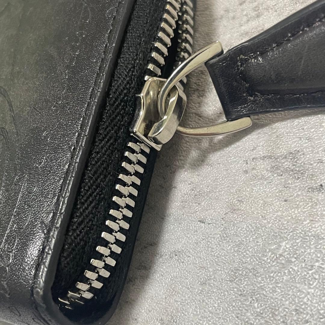 Berluti ベルルッティ コンパクト財布 ワパ カリグラフィ ブラック