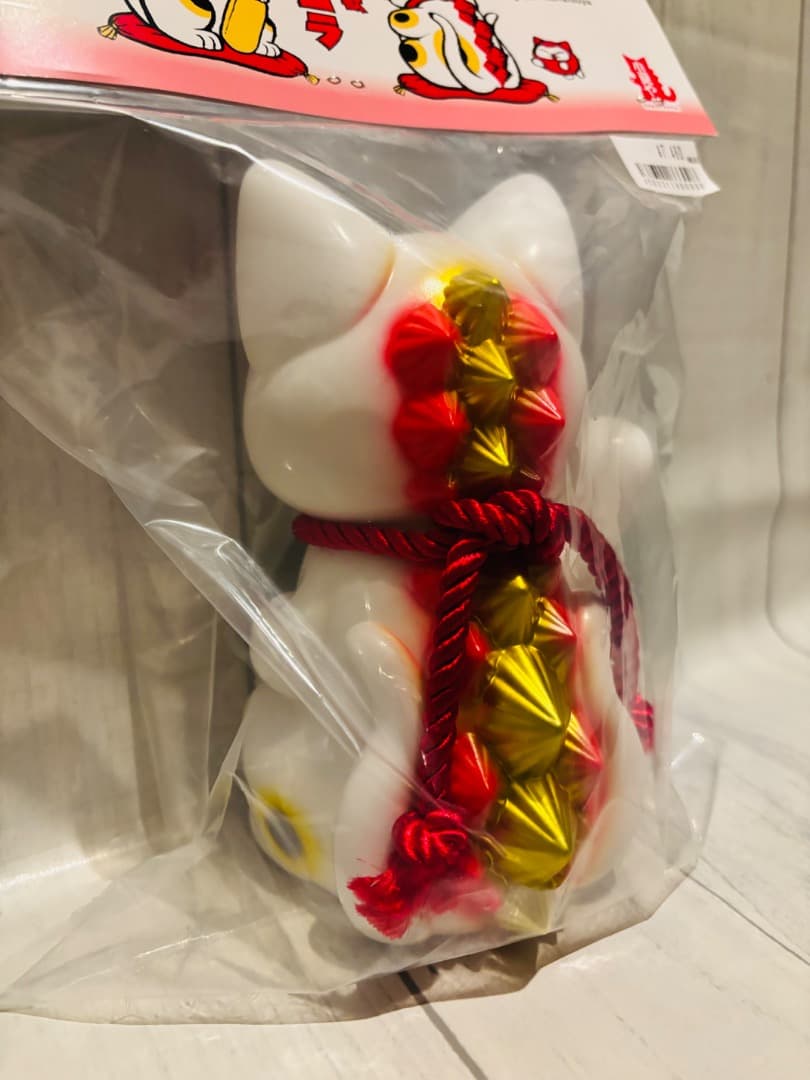 小夏屋 大招きネゴラ オリジナルカラー ソフビ こなつ 未開封品 ホワイト