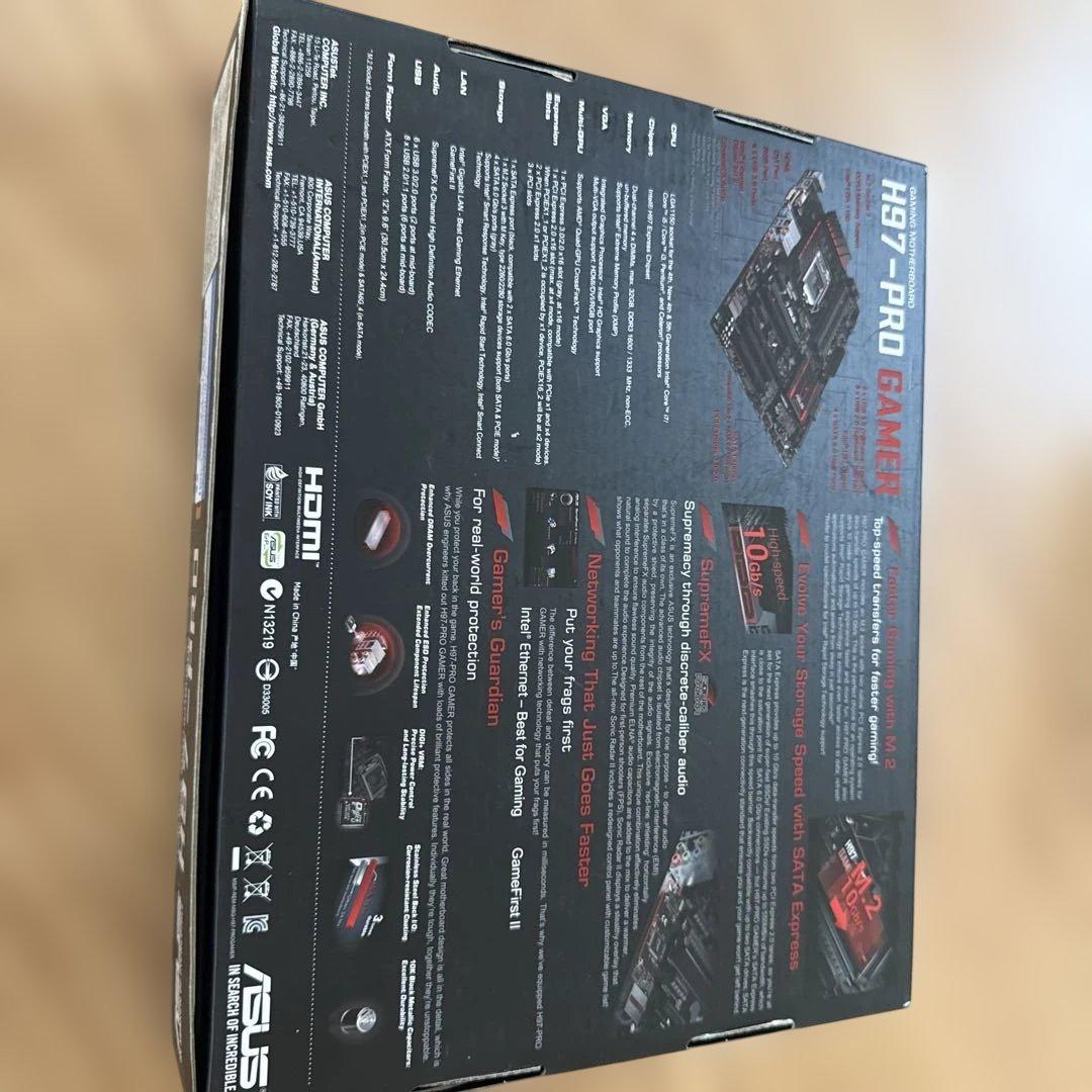 ASUS H97-PRO GAMER マザーボード