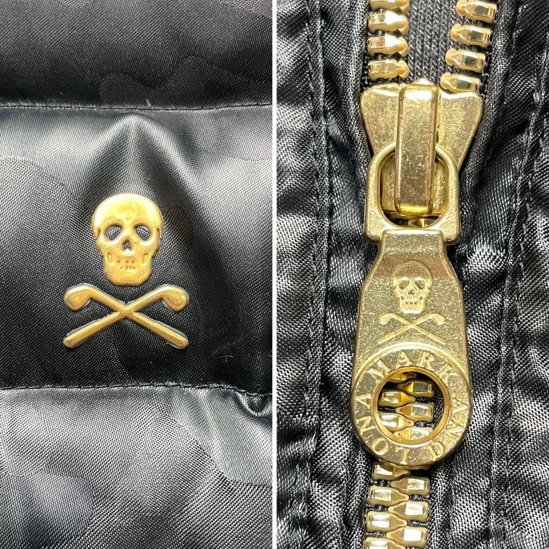 ☆*☆様 極美品 マークアンドロナ ダウンジャケット ナイロン切替 迷彩 スカル